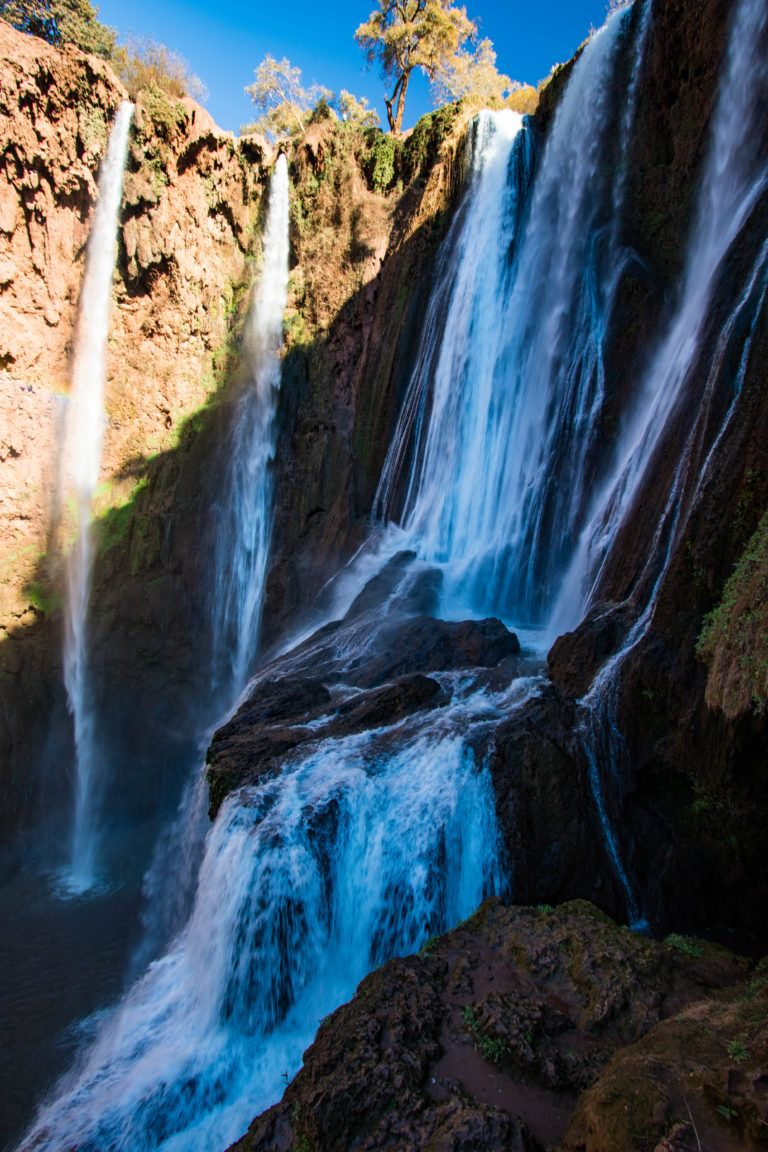 Grandes cascades naturelles au Maroc